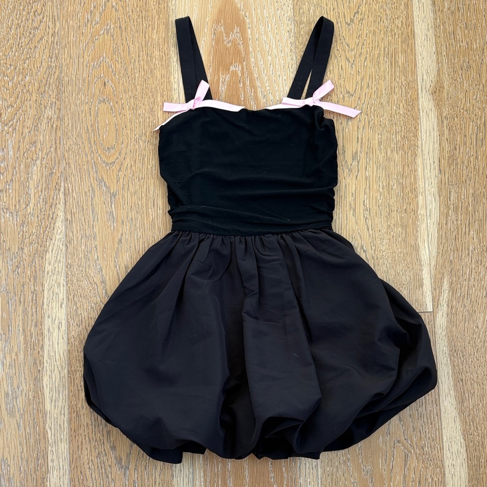 Katie J NYC Black and Pink Dress